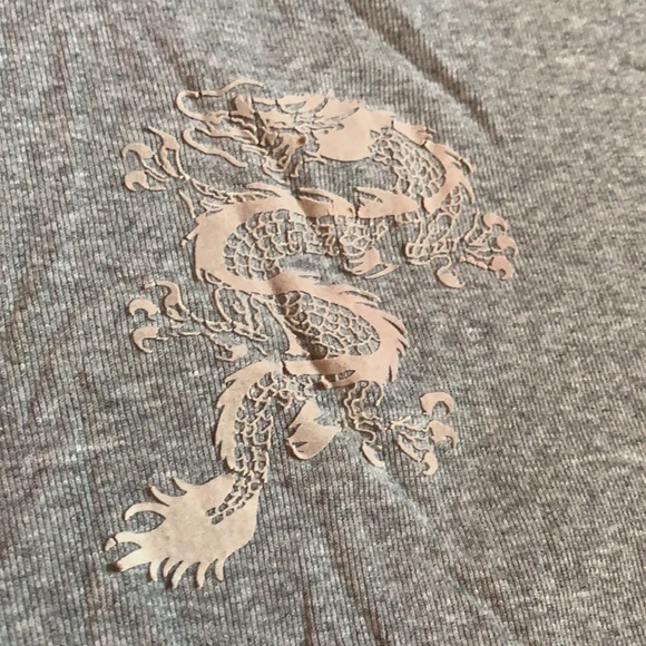 Vintage  exhilaration baby doll top grey - Picture 3 of 4